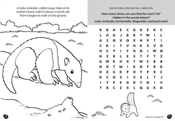 Animal Planet: Wild Baby Animals Coloring Book