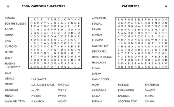 Large Print Awesome Word Search