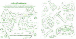 Alternative view 4 of Dino-Roar! Coloring & Activity Book
