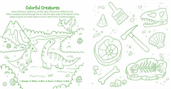 Dino-Roar! Coloring & Activity Book