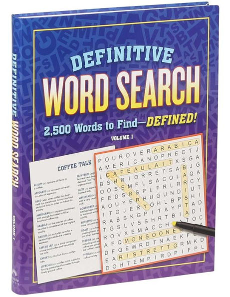 Definitive Word Search Volume 1: 2,500 Words to Find--Defined