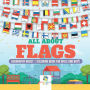 All About Flags Geography Boost Coloring Book for Girls and Boys