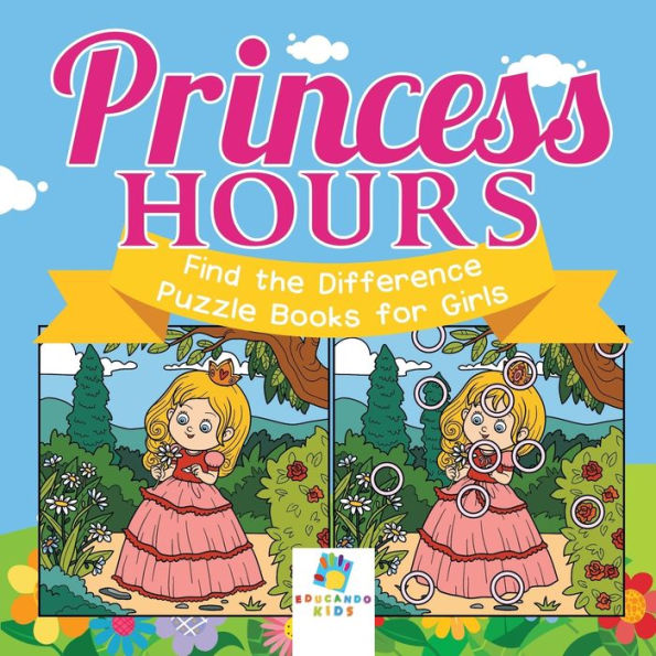Princess Hours Find the Difference Puzzle Books for Girls