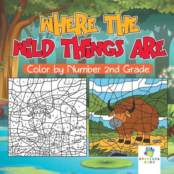 Where the Wild Things Are Color by Number 2nd Grade