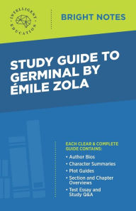 Title: Study Guide to Germinal by Emile Zola, Author: Intelligent Education