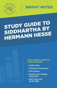 Title: Study Guide to Siddhartha by Hermann Hesse, Author: Intelligent Education
