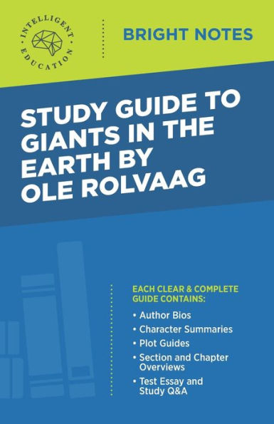 Study Guide to Giants the Earth by Ole Rolvaag