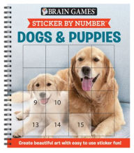 Title: Brain Games Sticker By Number Dogs & Puppies, Author: Publications International Ltd