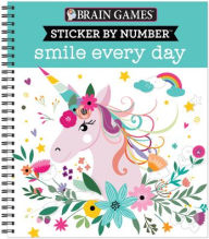 Title: Brain Games Sticker By Number Smile Every Day, Author: Publications International Ltd