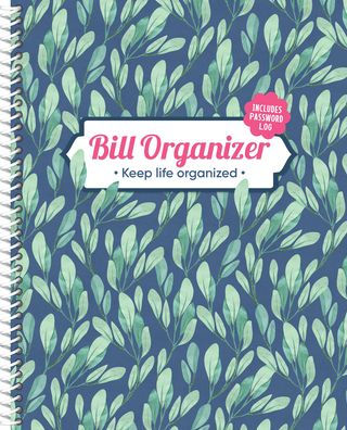 Bill Organizer: Keep Life Organized (Includes 12 Pockets and Password Log)