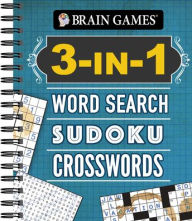 Title: Brain Games - 3-In-1: Word Search, Sudoku, Crosswords, Author: Publications International Ltd