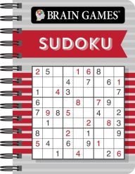 Title: Mini Brain Games Sudoku Stripes Red, Author: PIL Staff