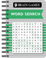 Title: Mini Brain Games Word Search Stripes Green, Author: PIL Staff