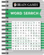 Mini Brain Games Word Search Stripes Green