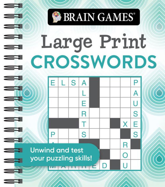 Brain Games Large Print Crosswords Swirls by PIL Staff, Other Format ...