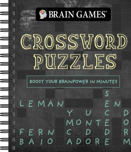 Brain Games Chalkboard Crosswords Yellow