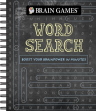 Title: Brain Games Chalkboard Word Search Yellow, Author: Publications International