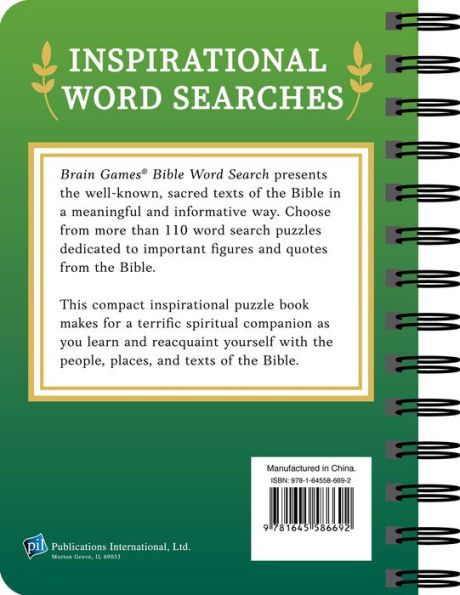 Mini Brain Games Bible Word Search