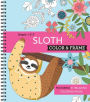 Color & Frame - Sloth (Adult Coloring Book)