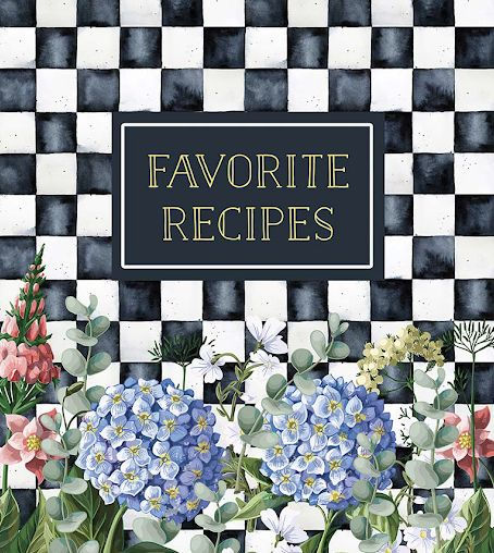 Deluxe Recipe Binder Hydrangea