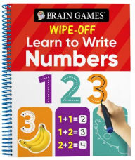 Title: Brain Games Wipe-Off - Learn to Write: Numbers (Kids Ages 3 to 6), Author: Publications International Ltd