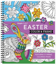 Pdf download ebooks Color & Frame - Easter (Adult Coloring Book)  9781645589280 (English literature)