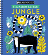 Title: Brain Games - Sticker by Letter: Jungle, Author: Publications International Ltd