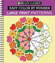 Title: Brain Games - Easy Color by Number: Large Print Patterns, Author: Publications International Ltd