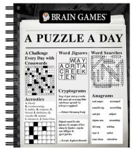 Title: Brain Games - A Puzzle a Day, Author: Publications International Ltd