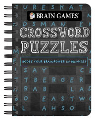 Title: Mini Brain Games Crosswords Chalkboard, Author: PIL