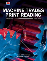 Title: Machine Trades Print Reading, Author: Michael A. Barsamian