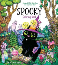 Free ebook downloads for kindle on pc Spooky Coloring Book: Creepy But Cute Illustrations for Your Inner Witch 9781645679776 CHM RTF by Sara Szewczyk, Sara Szewczyk
