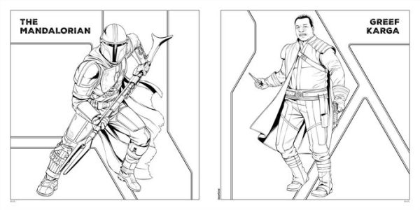 Mandalorian 96 page Coloring Book