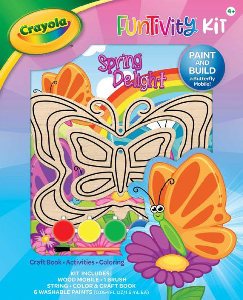 Crayola Funtivity Kit: Spring Delight: Butterfly Mobile