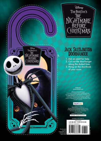 Disney Tim Burton's The Nightmare Before Christmas: Includes Double-ended Pencils and Stickers!