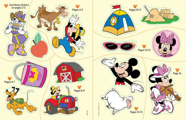 Disney Mickey: My First Big Sticker Book: Stickertivity with 8 sticker sheets