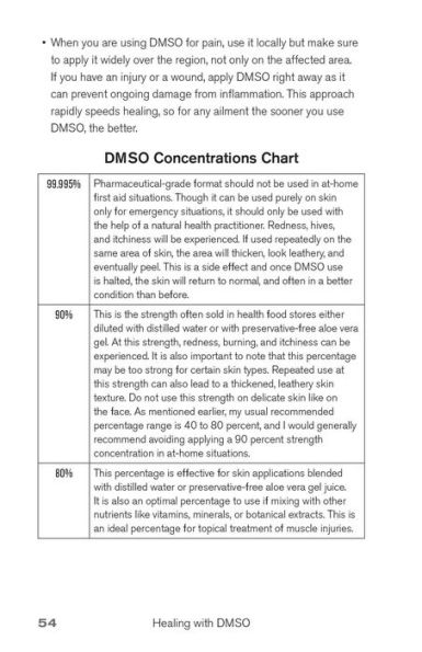 Healing with DMSO: The Complete Guide to Safe and Natural Treatments for Managing Pain, Inflammation, and Other Chronic Ailments with Dimethyl Sulfoxide