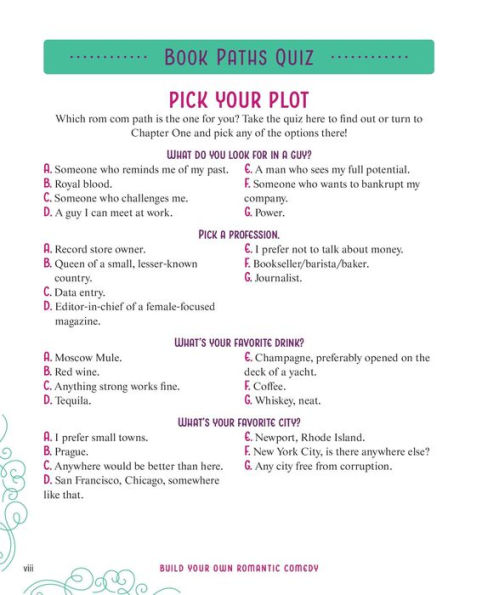 Build Your Own Romantic Comedy: Pick Plot, Meet Man, and Direct Happily Ever After