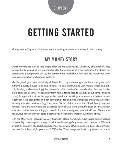 The Financial Anxiety Solution: a Step-by-Step Workbook to Stop Worrying about Money, Take Control of Your Finances, and Live Happier Life