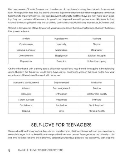 The Self-Love Workbook for Teens: A Transformative Guide to Boost Self- Esteem, Build a Healthy Mindset, and Embrace Your True Self by Shainna Ali,  Paperback