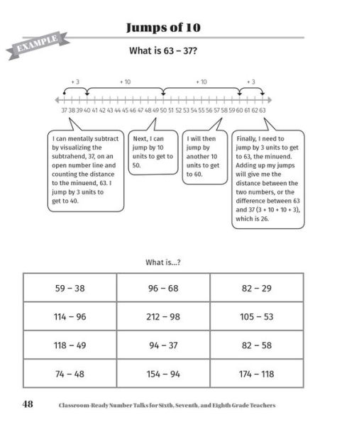 Classroom-Ready Number Talks for Sixth, Seventh, and Eighth Grade Teachers: 1,000 Interactive Math Activities that Promote Conceptual Understanding Computational Fluency