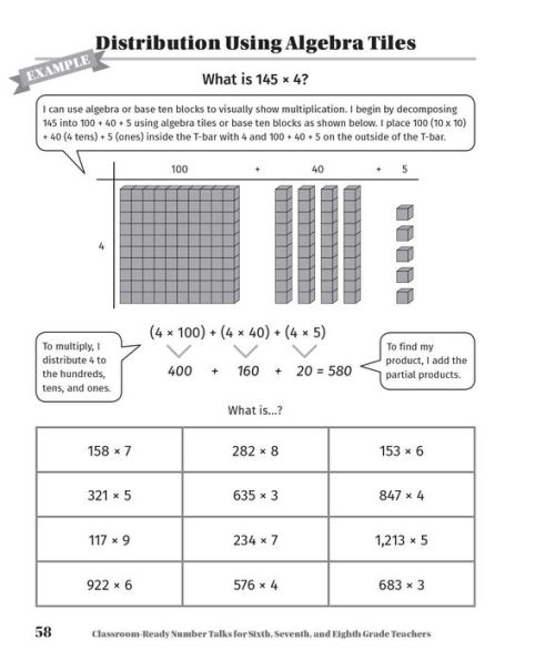 Classroom-Ready Number Talks for Sixth, Seventh, and Eighth Grade Teachers: 1,000 Interactive Math Activities that Promote Conceptual Understanding Computational Fluency