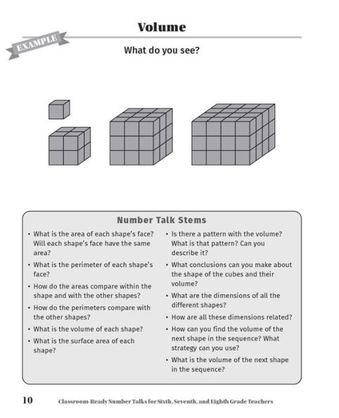 Classroom-Ready Number Talks for Sixth, Seventh, and Eighth Grade Teachers: 1,000 Interactive Math Activities that Promote Conceptual Understanding Computational Fluency