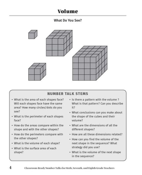 Classroom-Ready Number Talks for Sixth, Seventh, and Eighth Grade Teachers: 1,000 Interactive Math Activities that Promote Conceptual Understanding Computational Fluency