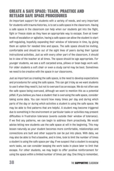 The Supportive Classroom: Trauma-Sensitive Strategies for Fostering Resilience and Creating a Safe, Compassionate Environment All Students