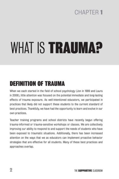 The Supportive Classroom: Trauma-Sensitive Strategies for Fostering Resilience and Creating a Safe, Compassionate Environment All Students