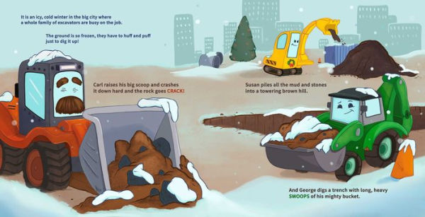 Danny the Digger Saves Christmas: A Construction Site Holiday Story for Kids