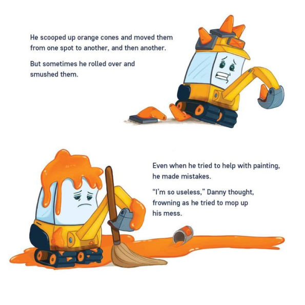 Danny the Digger Saves Christmas: A Construction Site Holiday Story for Kids