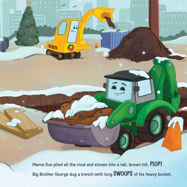 Danny the Digger Saves Christmas: A Construction Site Holiday Story for Kids