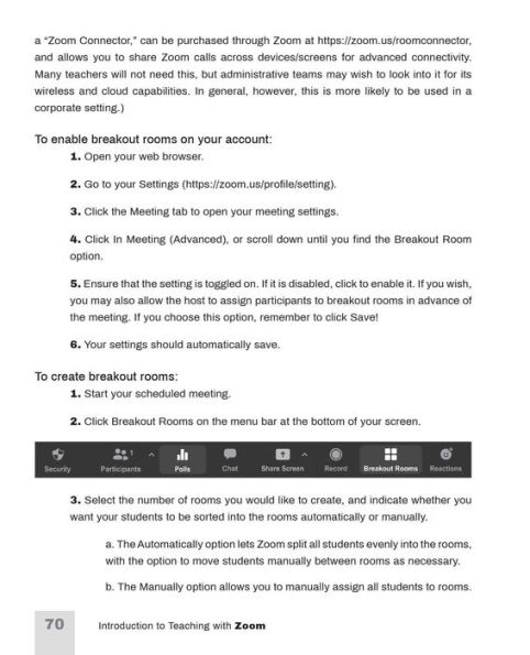 Introduction to Teaching with Zoom: A Practical Guide for Implementing Digital Education Strategies, Creating Engaging Classroom Activities, and Building an Effective Online Learning Environment